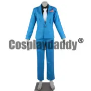 Gravity Falls Tent of Telepathy Gideon Charles Gleeful Suit Cosplay Costume F006