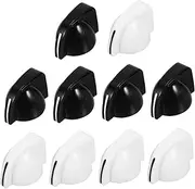 ibasenice 10pcs Knob Replacement for Guitar and Bass Volume and Tone Control Potentiometer Knobs for Amplifiers and Effect Pedals