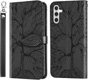 [CXTcase] for Samsung Galaxy A15 5G Case PU Leather Folio Flip Cover with Card Slots, Magnetic Wallet Phone Case for Samsung Galaxy A15 5G - Black