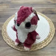 Aurora Pink Squirrel Plush Stuffed Animal 9" NEW w TAGS