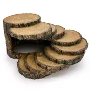 Reptile Hide Bearded Dragon Tank Accessories Reptile Snake Hideouts Stump Cav...