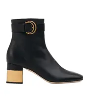 Chloé Alizè Zip Detailed Ankle Boots 37.5,36,37,38.5,40,41 black