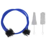 3pcs lip gloss kits suit Trumprt Flexible Brush Cleaning Brush Set