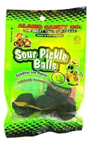Alamo Candy Sour Pickle Ball 1 Oz (1 ct)