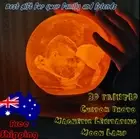 3D Custom Moon Lamp Night light Moonlight Desk Table Bedside Magnetic Levitating