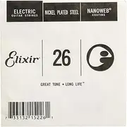 [Elixir] Strings Electric Guitar String NANOWEB Coating, .026