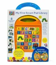 NEW World of Eric Carle First Smart Electronic Activity Pad+ 8 Books Library Set