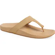 OluKai Kipea Lipi Sandal in Warm Sand /Warm Sand at Nordstrom, Size 8 Warm Sand/Warm Sand