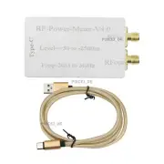 20M-3GHz USB Pass-Through RF Power Meter Tester w/Shell RF-Power-Meter-V4.0