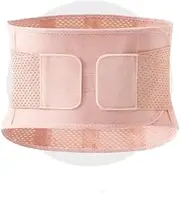 Breathable Lumbar Support Belt for Women - Adjustable Back Brace for Lower Back Pain, Sciatica, Herniated Disc, Scoliosis, Posture Correction & Heavy Lifting at Work(Pink,M)