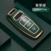 Electroplating Tpu Car Key Case Cover for Audi A6 C8 A7 A8 Q8Accessories Keyring