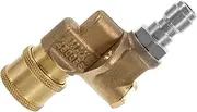 BESPORTBLE Pressure Washer Connector Quick Connect Attachment 360° Garden Nozzle Adapter Saving Design 1pc Washer Part