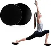 2 Stück Core Sliders Doppelseitige Gliding Discs Sliders Fitness Gleitscheiben Sport Core Exercise Sliders Gliding disc Fitness für Fitnessstudio Zuhause Yoga Pilates Teppich Fliesen Laminat Holzboden