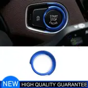 For BMW X2 F39 2018-21 Blue Aluminum One-Click Startup Switch Ring Sticker Trim (for: BMW)