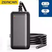 WIFI Endoscope 5.5mm Lens HD1080P IP67 Waterproof 6LEDs 2600mAh Borescope Camera
