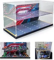 Acrylic Display Case for Lego Speed Champions f1 car 10-in-1 Building Set,Dust-Proof Display Box for Lego 77242,77251,77243,77244,77246 77245 77249 etc, Size: 51x24x26cm(NOT Included The Model)