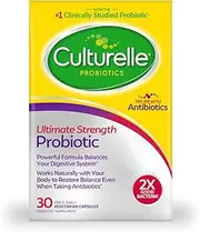 Culturelle Extra Strength Digestive Health Daily Probiotic | 30 Count| Contains 2X Times the Proven Effective Probiotic | Doctor Recommended for Digestive Health | One Per Day Dietary Supplement