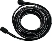 50FT Pressure Washer Hose with 1/4 Inch Quick Connect, High Tensile Wire Power Washer Hose, 4000 PSI, M22-15mm Fittings, Steel Wire Braided