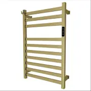 Wall Mounted Electric Towel Warmer with Wi-Fi Timer and Hardwired and Plug in Op