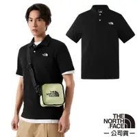 在飛比找PChome24h購物優惠-【The North Face】男 吸濕透氣棉質混紡短袖PO