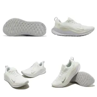 【NIKE 耐吉】慢跑鞋 Wmns Reactx Infinity Run 4 白 銀 女鞋 運動鞋 緩震 環保材質(DR2670-102)