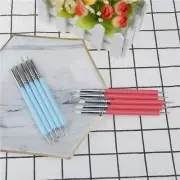 5X 2 Way Pottery Clay Ball Styluses Tools Polymer Clay Sculpture Nail Art H K:PW