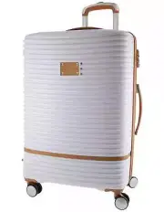 Pierre Cardin 70cm MEDIUM Hard Shell Suitcase in White
