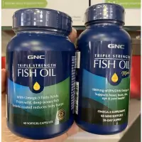 在飛比找蝦皮購物優惠-【Star代購】GNC Triple Fish Oil 三倍