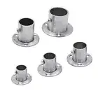 16-32mm Stainless Steel Closet Rod Bracket Clothes Rod for Hanger Pipe Hold