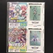WIXOSS "INTERLUDE DIVA" Lize & At Promo Set + Paper demo deck NEW