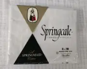 Vintage Springmaid Springcale FULL / DOUBLE FLAT SHEET 100% Cotton Percale