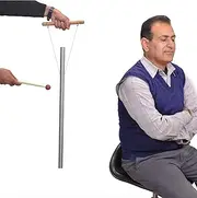 528 Hz Healing Tuned Pipe louder than tuning fork with mallet,hand stand.