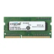 200pcs Crucial 4GB DDR3L 1600Mhz PC3L-12800 1.35V SODIMM Memory CT51264BF160BJ