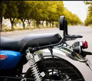 "BACKREST WITH PARCEL SHELF, BLACK "FIT FOR HONDA CB350