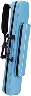 TYZYAGPGNL Billiard Cue Case, Pool Cue Storage Pouch with Shoulder Strap, Pool Cue Bag, Billiard Pool Cue Stick Carrying Bag Snooker Accessories(Blue)