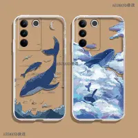 在飛比找蝦皮購物優惠-vivo v29e 5g手機殼 鯨魚透明vivo V30 P