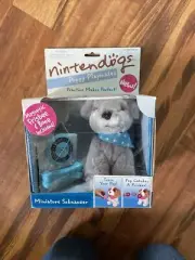 Nintendogs Puppy Playmates Miniature Schnauzer Nintendo 2008 EXTREMELY RARE