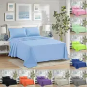 Bed Sheet Set Soft Deep Pocket luxurious soft heaven 4 pieces bedsheets