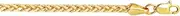 [JewelryWeb] 14k 19 Centimeters Yellow Gold 2.7mm Sparkle Cut Lite Franco Bracelet With Lobster Clasp Link-Bracelet for Women