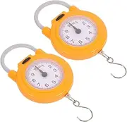 Generic 1 Pair Portable Handheld Spring Scale Lightweight and Compact Weighing Tool for Fishing Home Kitchen Travel Versatile Accurate Measurements with Reliable Spring Mechanism for