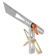 Dovetail Jig with Precise 6:1 and 8:1 Slopes for Woodworking Dovetail Guide Includes T-Bevel Sliding Angle Finder Ruler