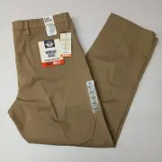 Dockers Workday Khakis Straight Fit Men's 38x32 Tan Stretch Smart Flex Pants