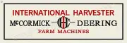 International Harvester McCormick Deering Farm Machines 8" x 24" Metal Sign