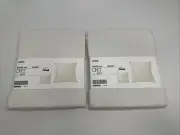 IKEA AINA Pillow Cushion Cover 100% Linen Set Of 2 White 26"x26" New 005.400.46