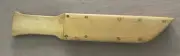 Vintage HAND MADE Wood Sheath Wall Plaque Knife Holder FOLK ART