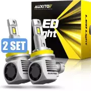 4 PCS LED H11 Light Bulbs 1:1 Mini Size 600% Brighter 6500K White Plug & Play O
