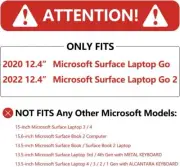 12.4� Microsoft Surface Laptop Go 2/1 Released 2022 2020 Clear Laptop Case for 1