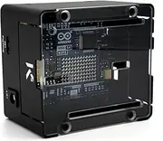 KKSB Project Case for Arduino UNO R4 | Compatible with UNO R4 Minima and UNO R4 WiFi | Space for Ethernet HAT | Transparent Cover | Durable Aluminum Case with Steel Base