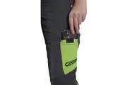 Clogger Ladies Chainsaw Pants Light Cool GEN2 TU71ZW - Green/Grey