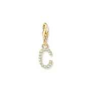 Thomas Sabo Charm Pendant Letter C Gold Plated